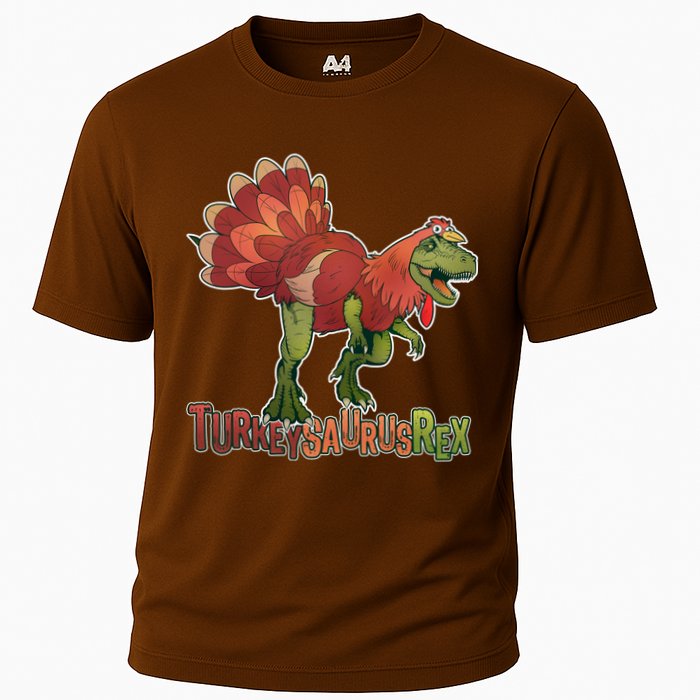 Turkeysaurus Rex Costume Cooling Performance Crew T-Shirt