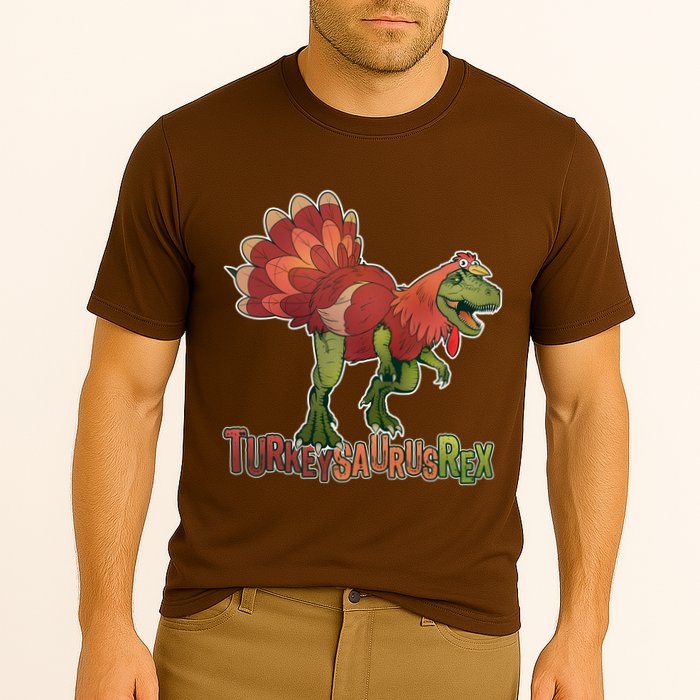 Turkeysaurus Rex Costume Cooling Performance Crew T-Shirt