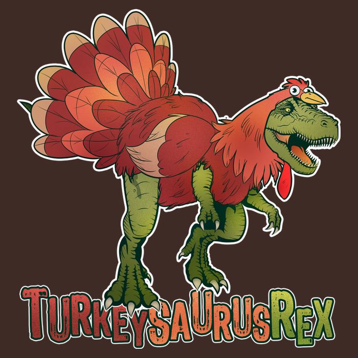 Turkeysaurus Rex Costume Cooling Performance Crew T-Shirt