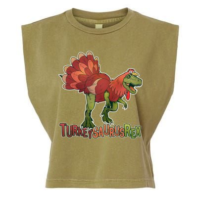 Turkeysaurus Rex Costume Garment-Dyed Women's Muscle Tee