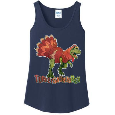 Turkeysaurus Rex Costume Ladies Essential Tank