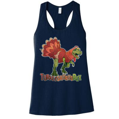 Turkeysaurus Rex Costume Women's Racerback Tank