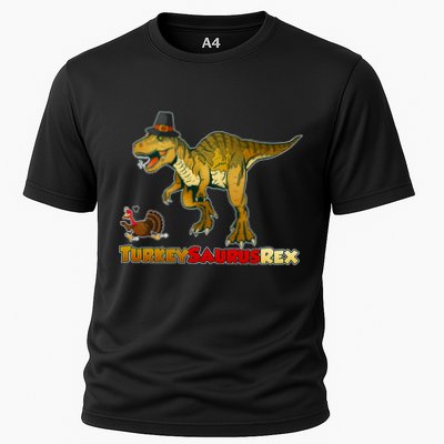 Turkeysaurus Rex T-Rex Thanksgiving Performance Shirt