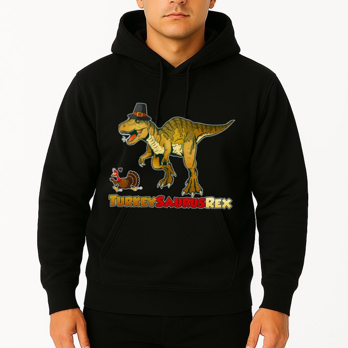 Turkeysaurus Rex T-Rex Thanksgiving Hoodie
