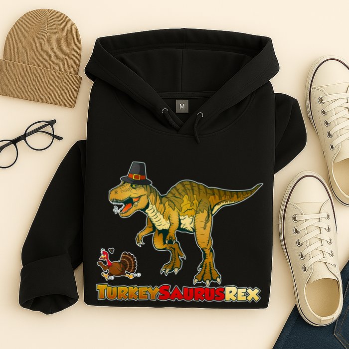 Turkeysaurus Rex T-Rex Thanksgiving Hoodie