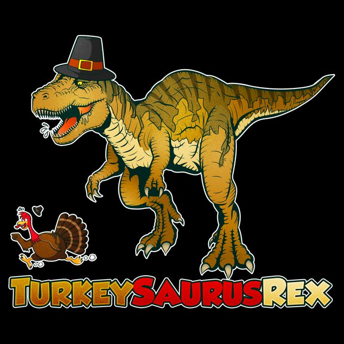 Turkeysaurus Rex T-Rex Thanksgiving Hoodie