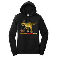 Turkeysaurus Rex T-Rex Thanksgiving Women's Pullover Hoodie