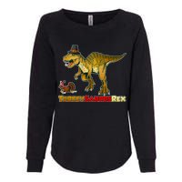 Turkeysaurus Rex T-Rex Thanksgiving Womens California Wash Sweatshirt