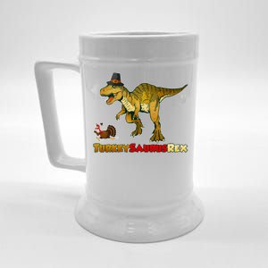 Turkeysaurus Rex T-Rex Thanksgiving Beer Stein