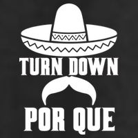 Turn Down Por Que Funny Cinco De Mayo Adult Drive Performance Visor
