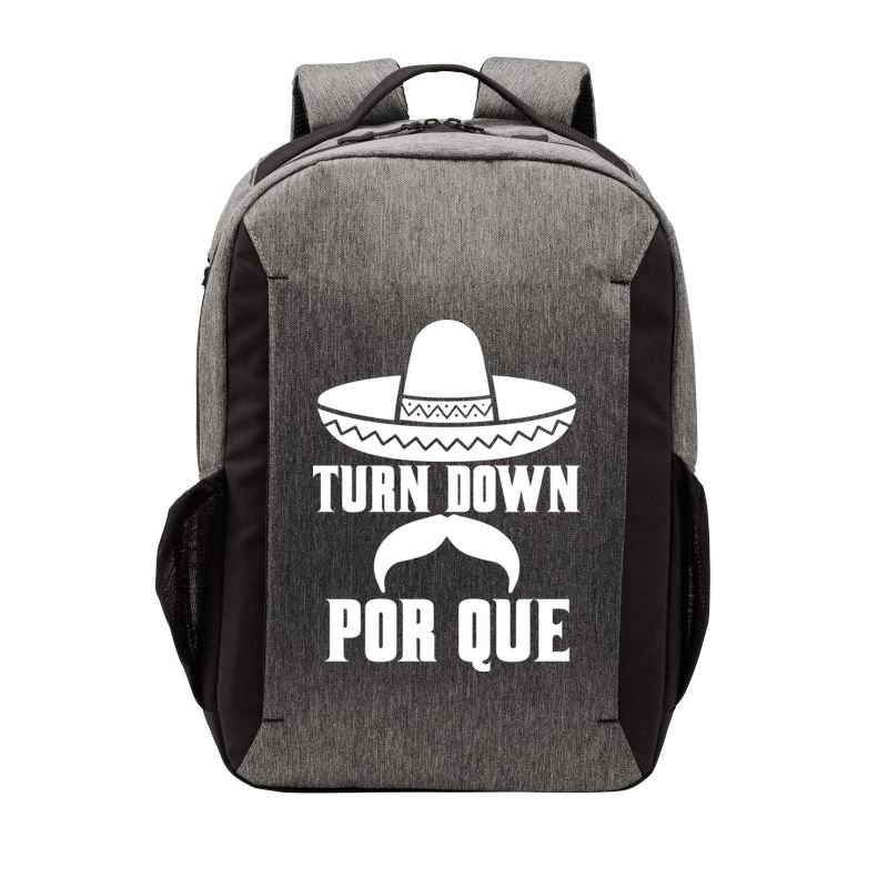 Turn Down Por Que Funny Cinco De Mayo Vector Backpack