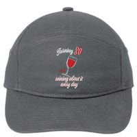 Turning 80 And Wining About It Everyday 7-Panel Snapback Hat