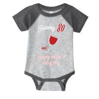Turning 80 And Wining About It Everyday Infant Baby Jersey Bodysuit