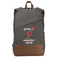 Turning 80 And Wining About It Everyday Cotton Canvas Backpack