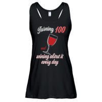 Turning 100 And Wining About It Everyday Ladies Essential Flowy Tank