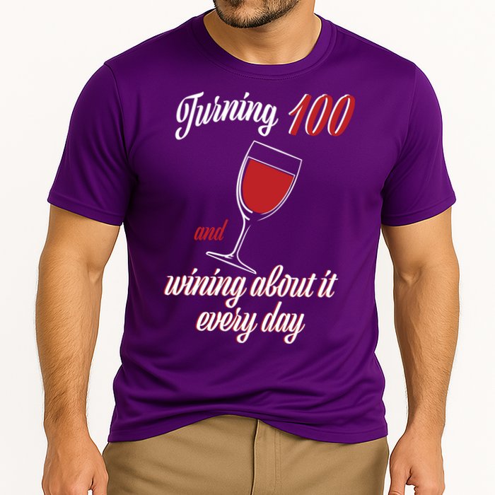 Turning 100 And Wining About It Everyday Performance Shirt