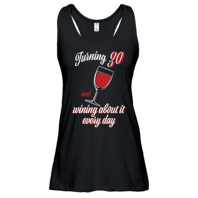 Turning 30 And Wining About It Everyday Ladies Essential Flowy Tank
