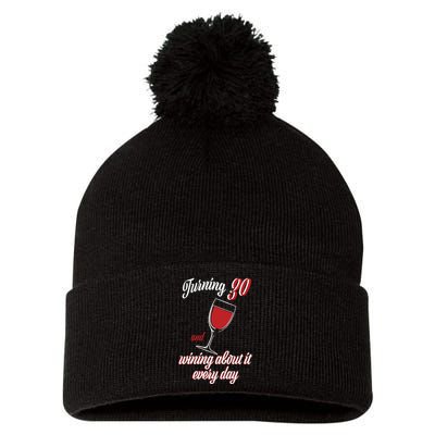Turning 30 And Wining About It Everyday Pom Pom 12in Knit Beanie