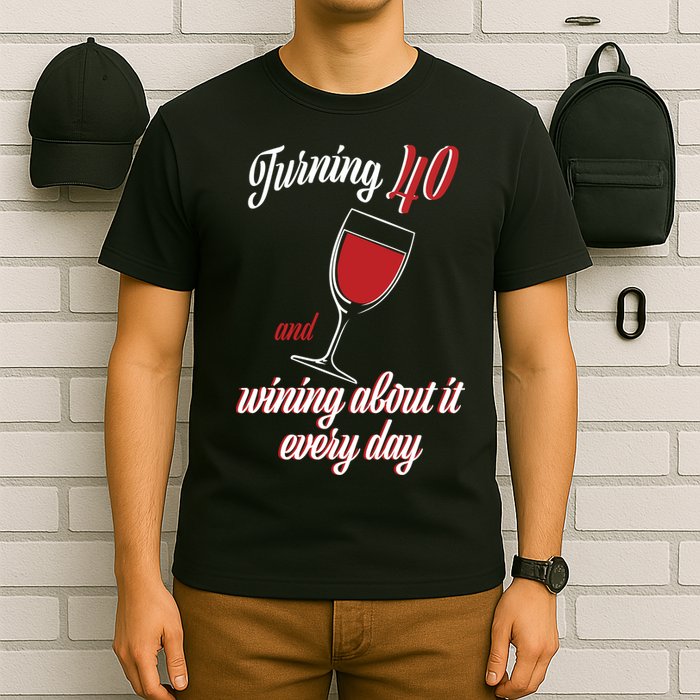 Turning 40 And Wining About It Everyday T-Shirt