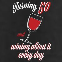 Turning 50 And Wining About It Everyday Garment-Dyed Fleece Hoodie