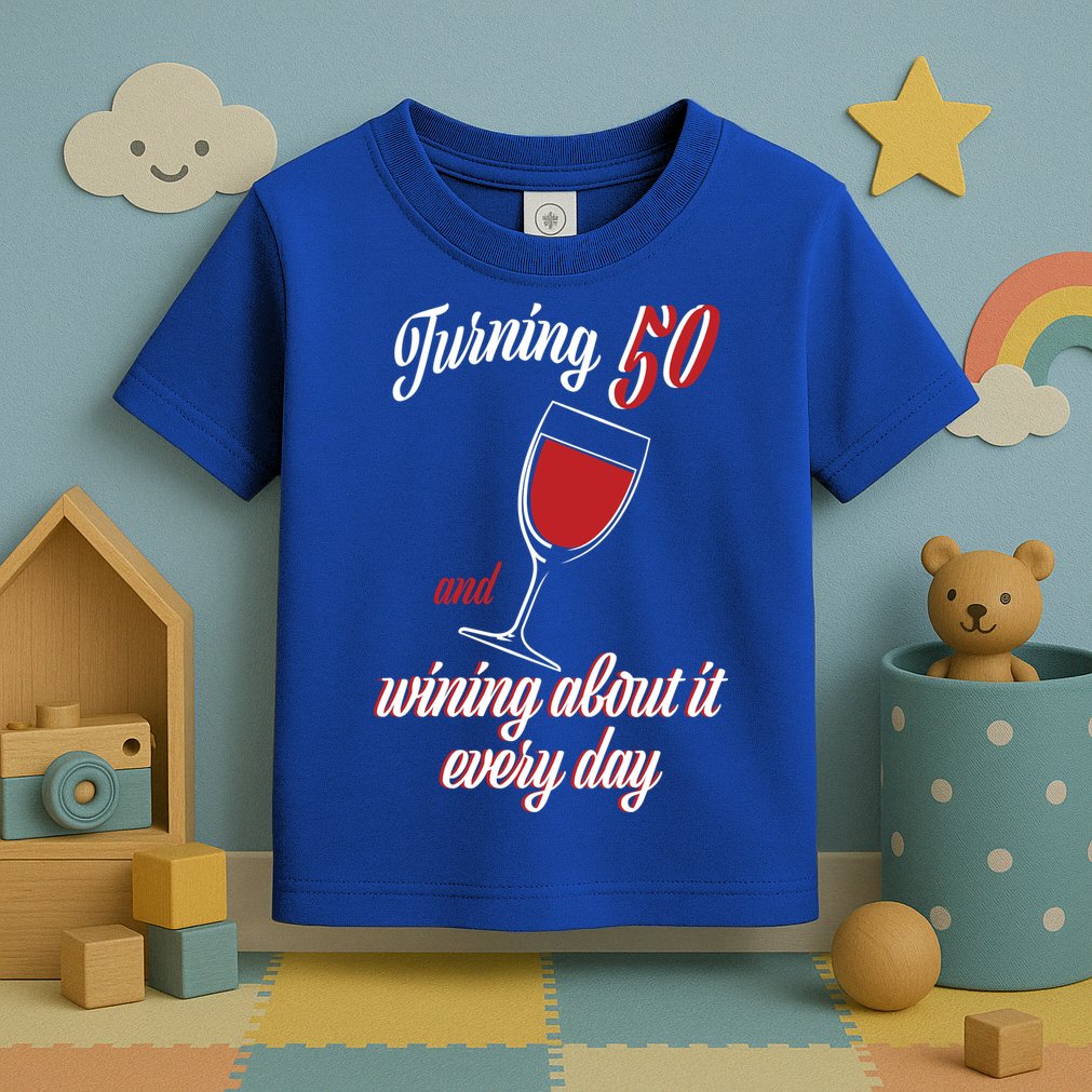 Turning 50 And Wining About It Everyday Toddler T-Shirt