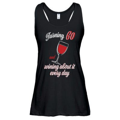Turning 60 And Wining About It Everyday Ladies Essential Flowy Tank