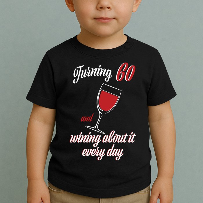 Turning 60 And Wining About It Everyday Toddler T-Shirt