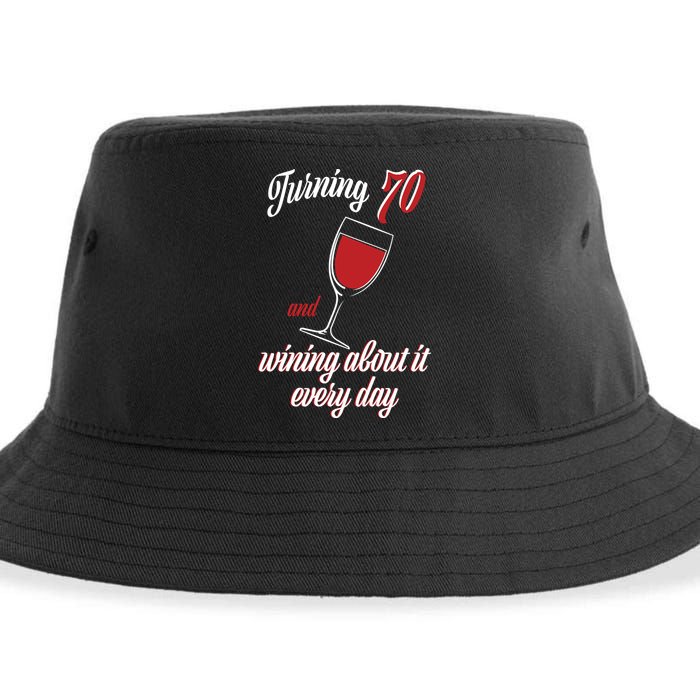 Turning 70 And Wining About It Everyday Sustainable Bucket Hat