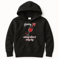 Turning 70 And Wining About It Everyday Kids Hoodie