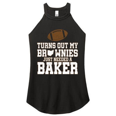 Turns Out My Brownies Just Needed A Baker Women's Perfect Tri Rocker Tank