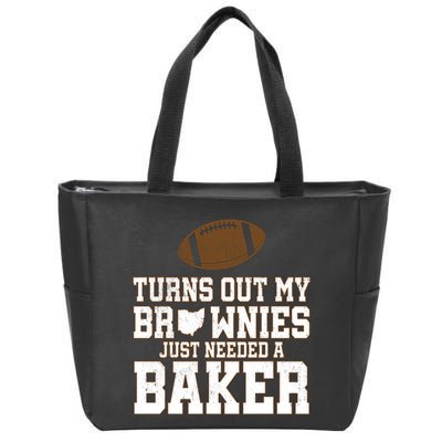 Turns Out My Brownies Just Needed A Baker Zip Tote Bag