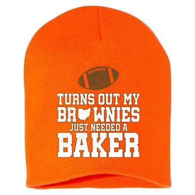 Turns Out My Brownies Just Needed A Baker Short Acrylic Beanie