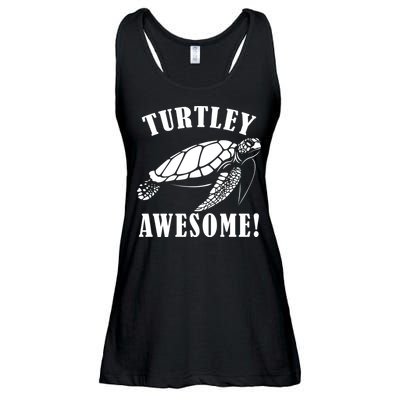 Turtley Awesome Ladies Essential Flowy Tank
