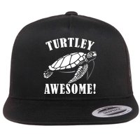 Turtley Awesome Flat Bill Trucker Hat
