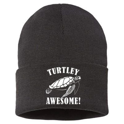 Turtley Awesome Sustainable Knit Beanie