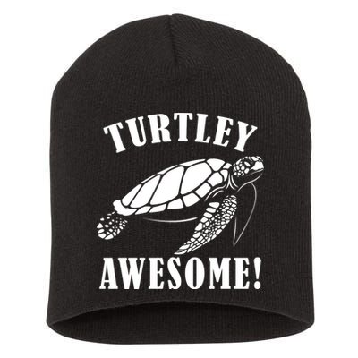Turtley Awesome Short Acrylic Beanie
