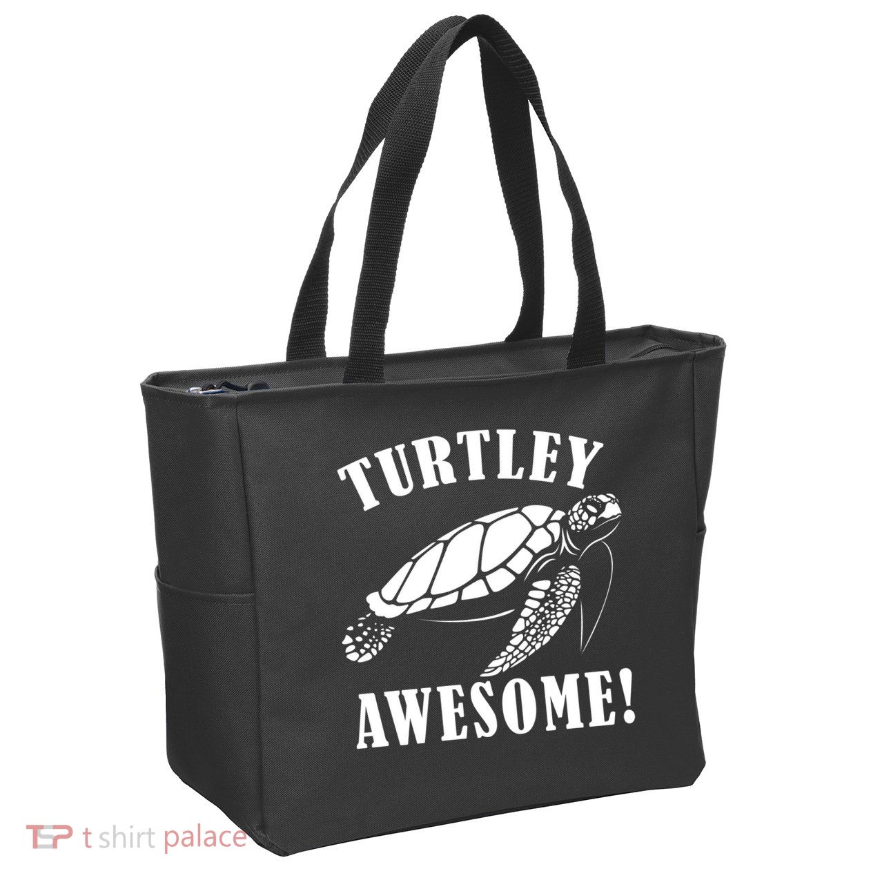 Turtley Awesome Zip Tote Bag