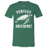 Turtley Awesome V-Neck T-Shirt