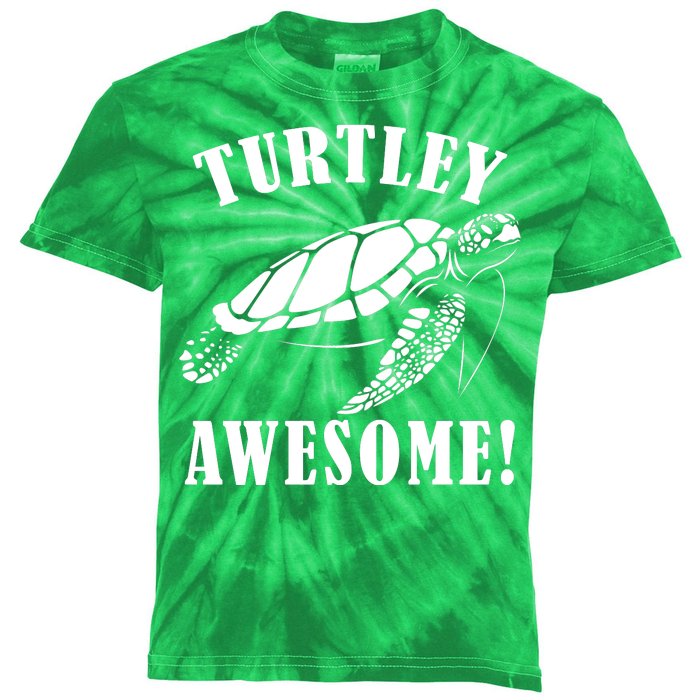 Turtley Awesome Kids Tie-Dye T-Shirt