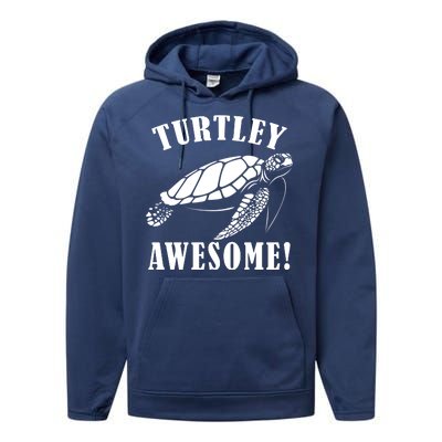 Turtley Awesome Performance Fleece Hoodie