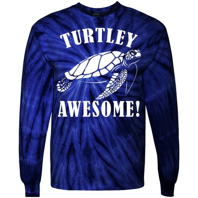 Turtley Awesome Tie-Dye Long Sleeve Shirt