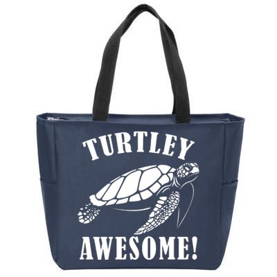 Turtley Awesome Zip Tote Bag