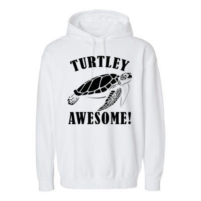 Turtley Awesome Garment-Dyed Fleece Hoodie