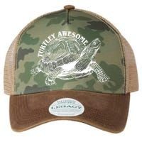 Turtley Awesome Cute Funny Turtle Meme Legacy Tie Dye Trucker Hat