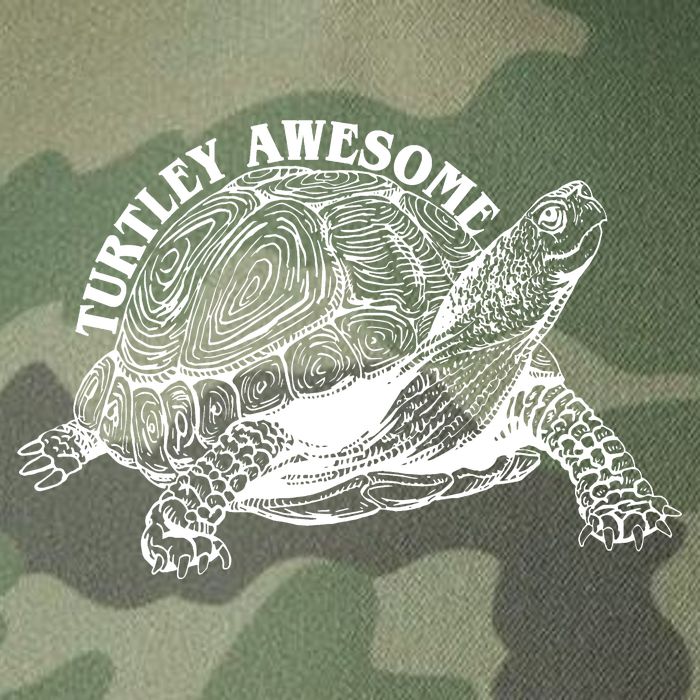 Turtley Awesome Cute Funny Turtle Meme Legacy Tie Dye Trucker Hat