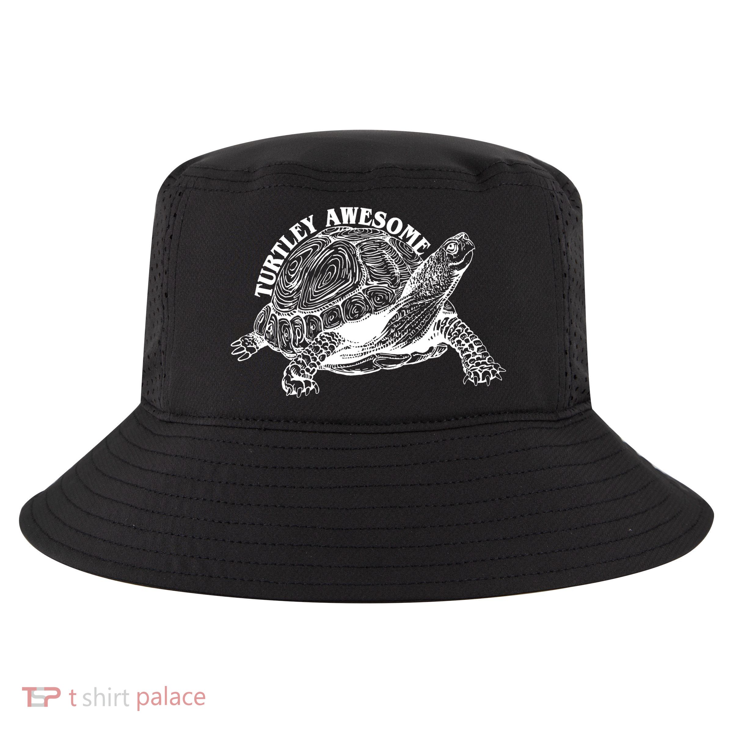 Turtley Awesome Cute Funny Turtle Meme Cool Comfort Performance Bucket Hat