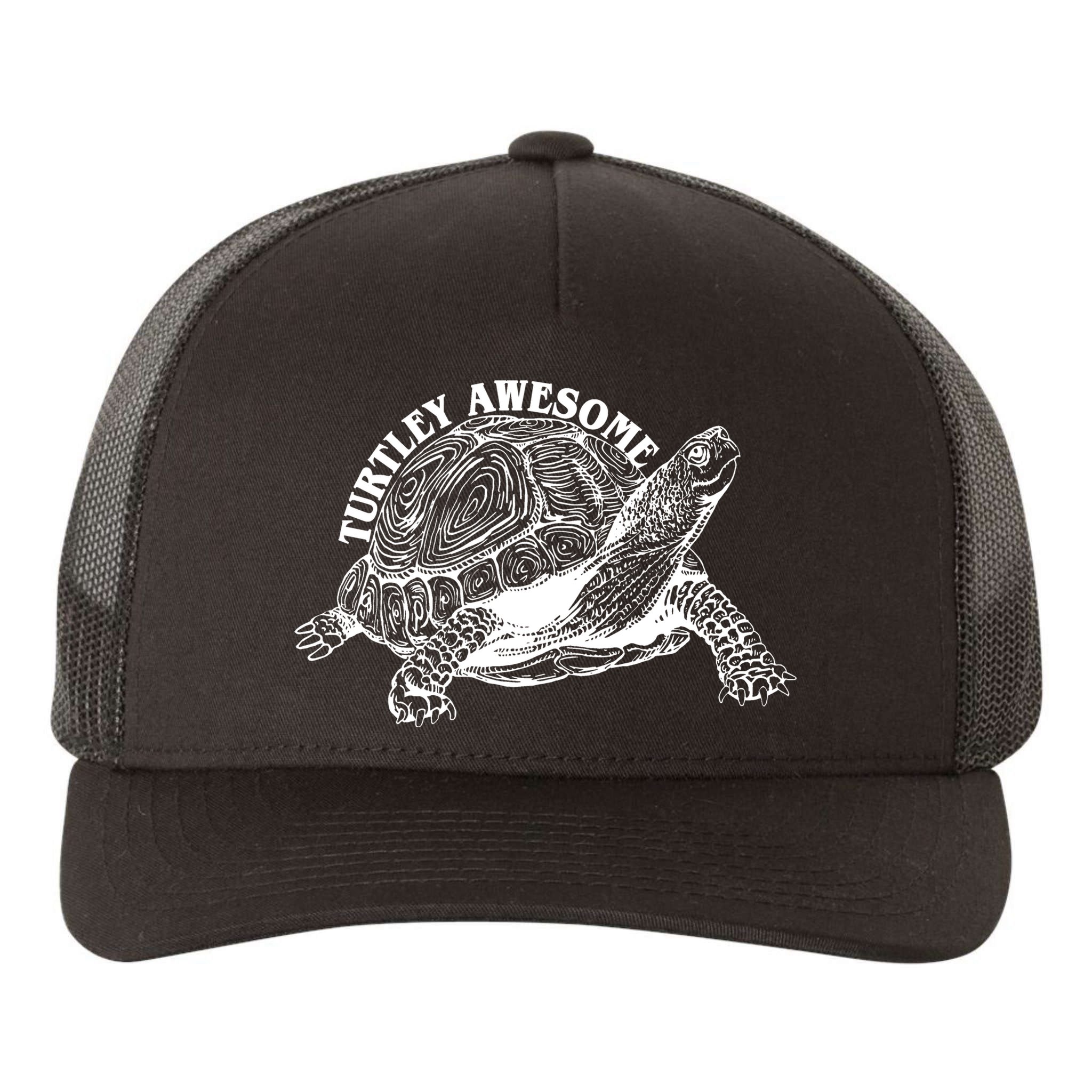 Turtley Awesome Cute Funny Turtle Meme Yupoong Adult 5-Panel Trucker Hat
