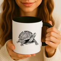 Turtley Awesome Cute Funny Turtle Meme Mug