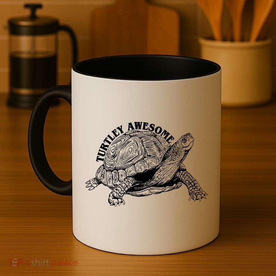 Turtley Awesome Cute Funny Turtle Meme Mug