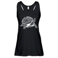 Turtley Awesome Cute Funny Turtle Meme Ladies Essential Flowy Tank